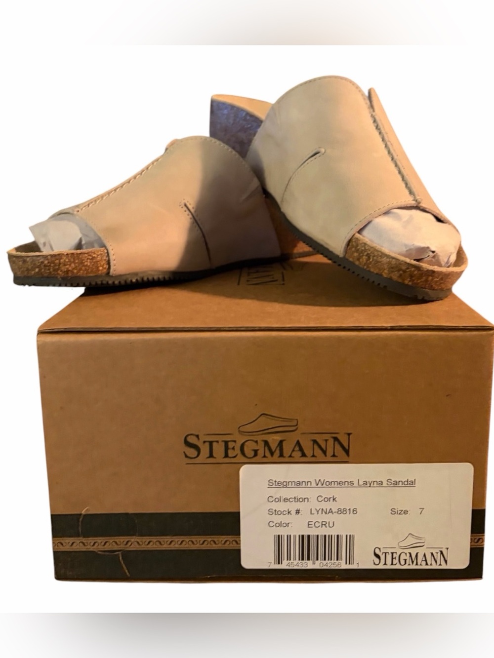 Stegmann Layna Leather Wedge Sandal